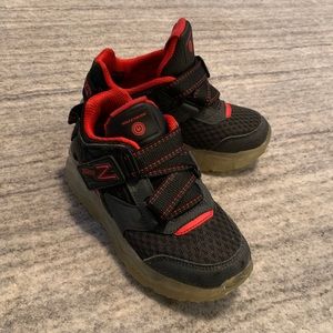 SKECHERS Black/Red Light-Up Athletic Shoes, Sz 11